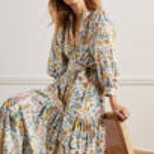 NWT Boden Printed Tiered Maxi